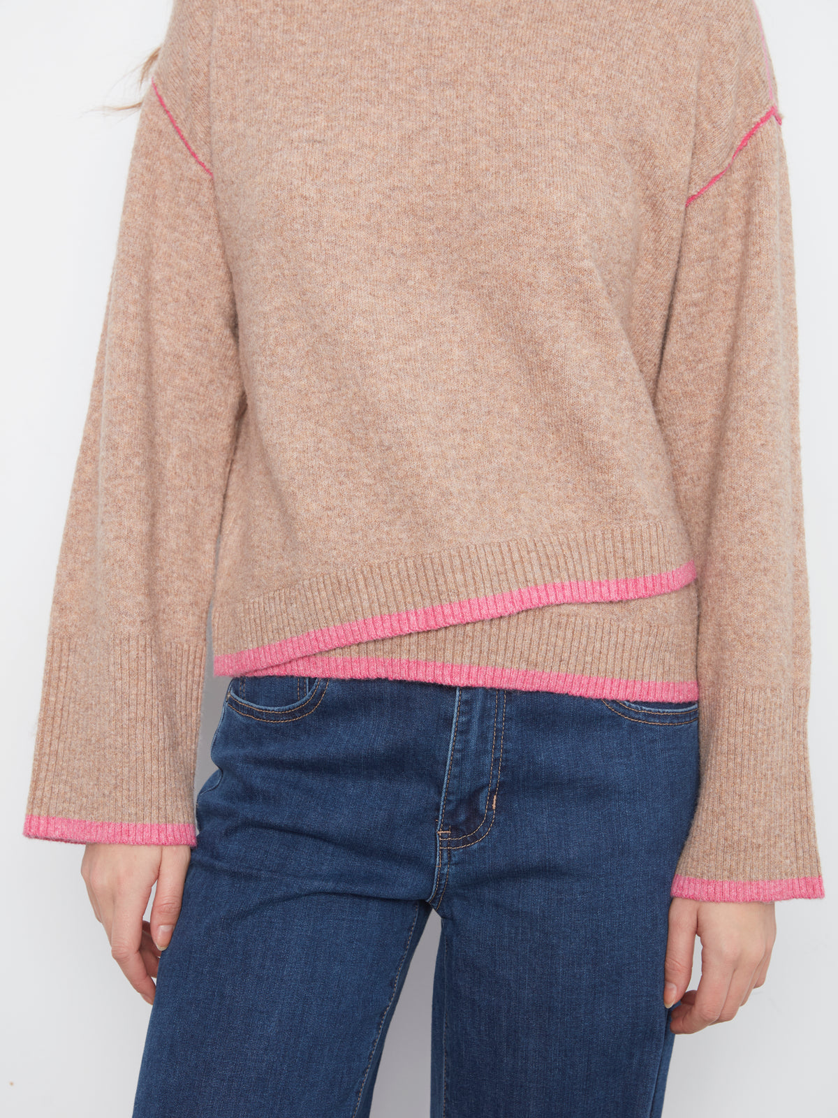 Charlie B Crew Neck Sweater - Style C2123-690C