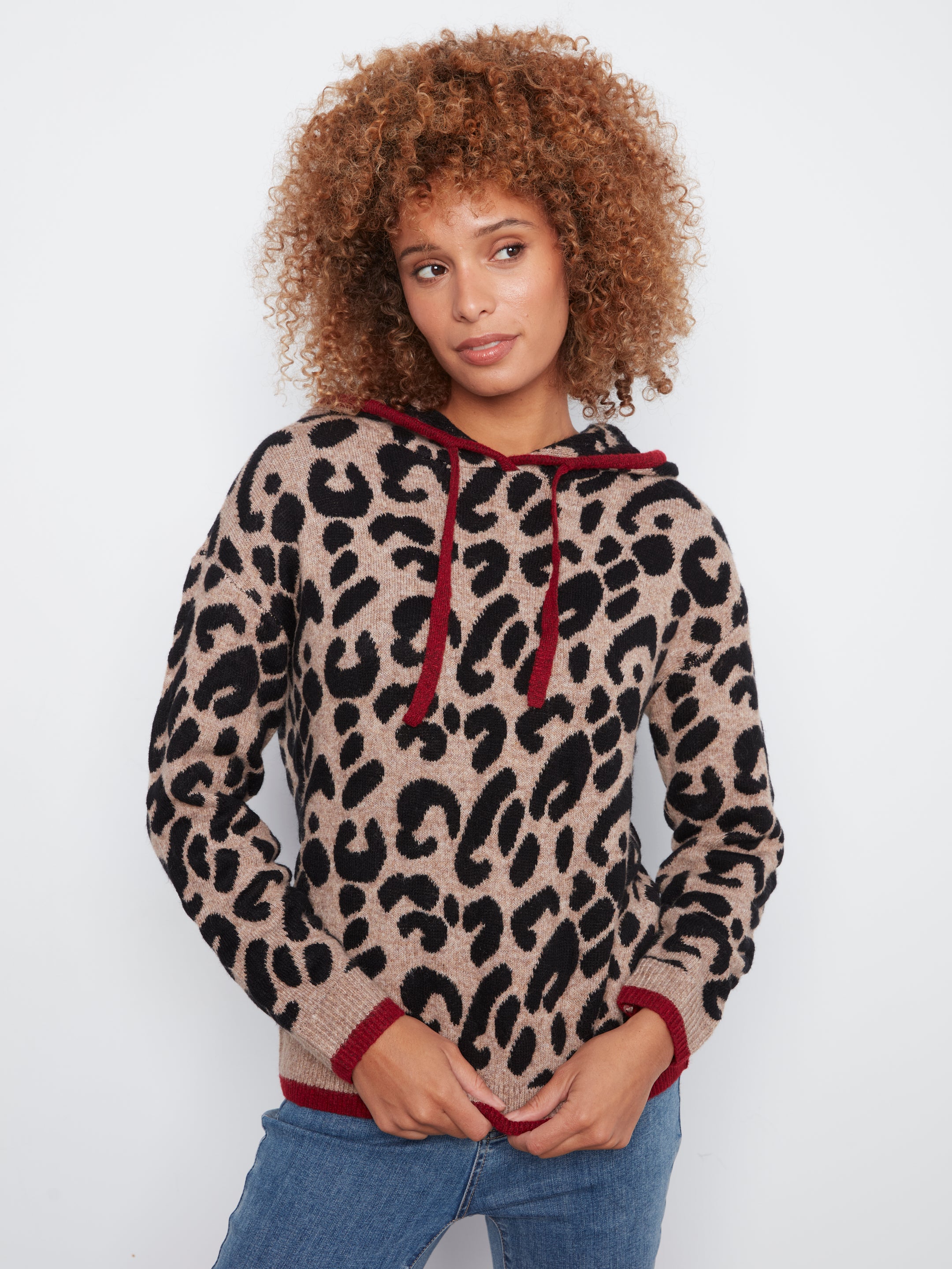 Printed Hoodie Sweater