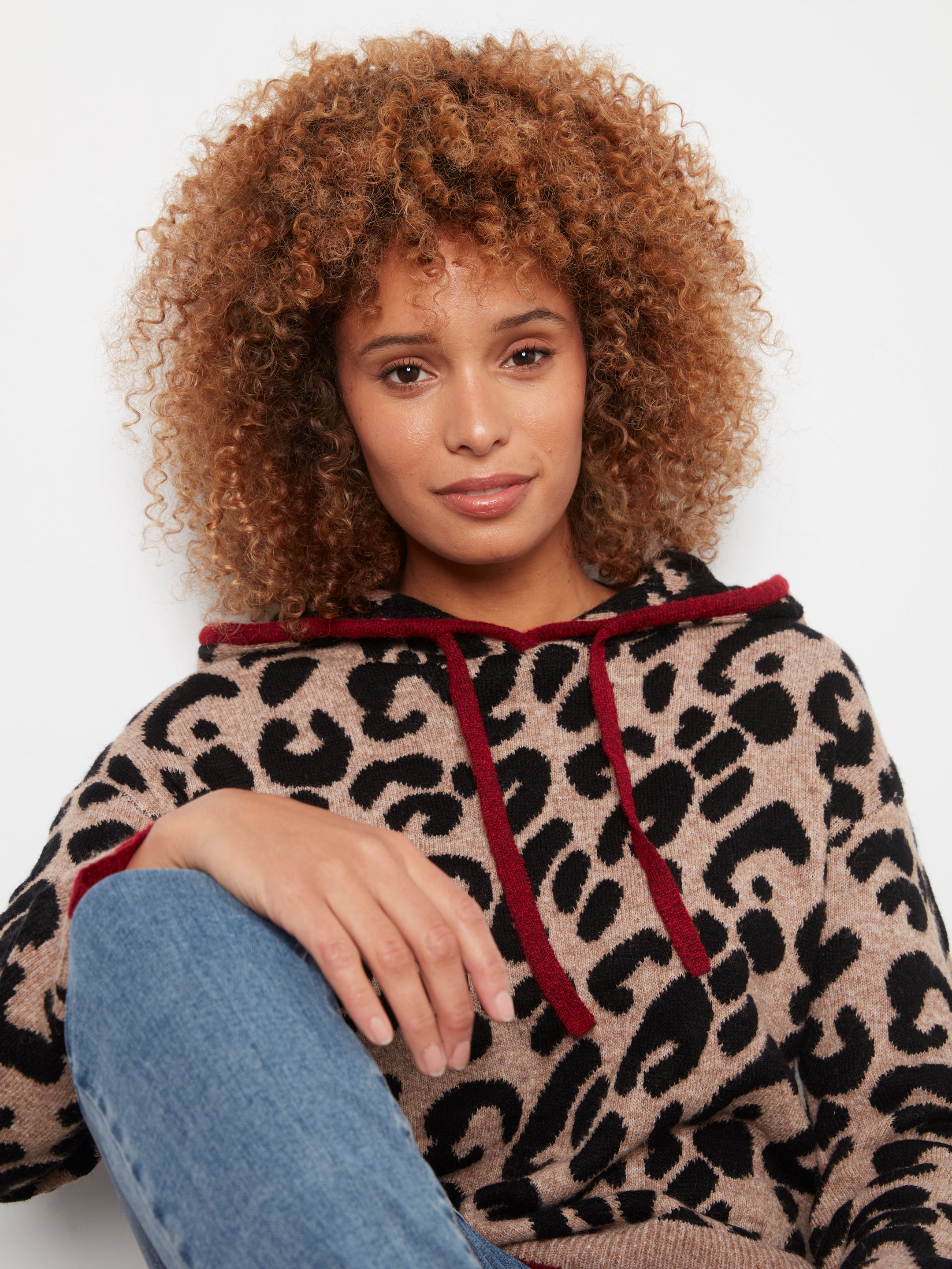 Printed Hoodie Sweater