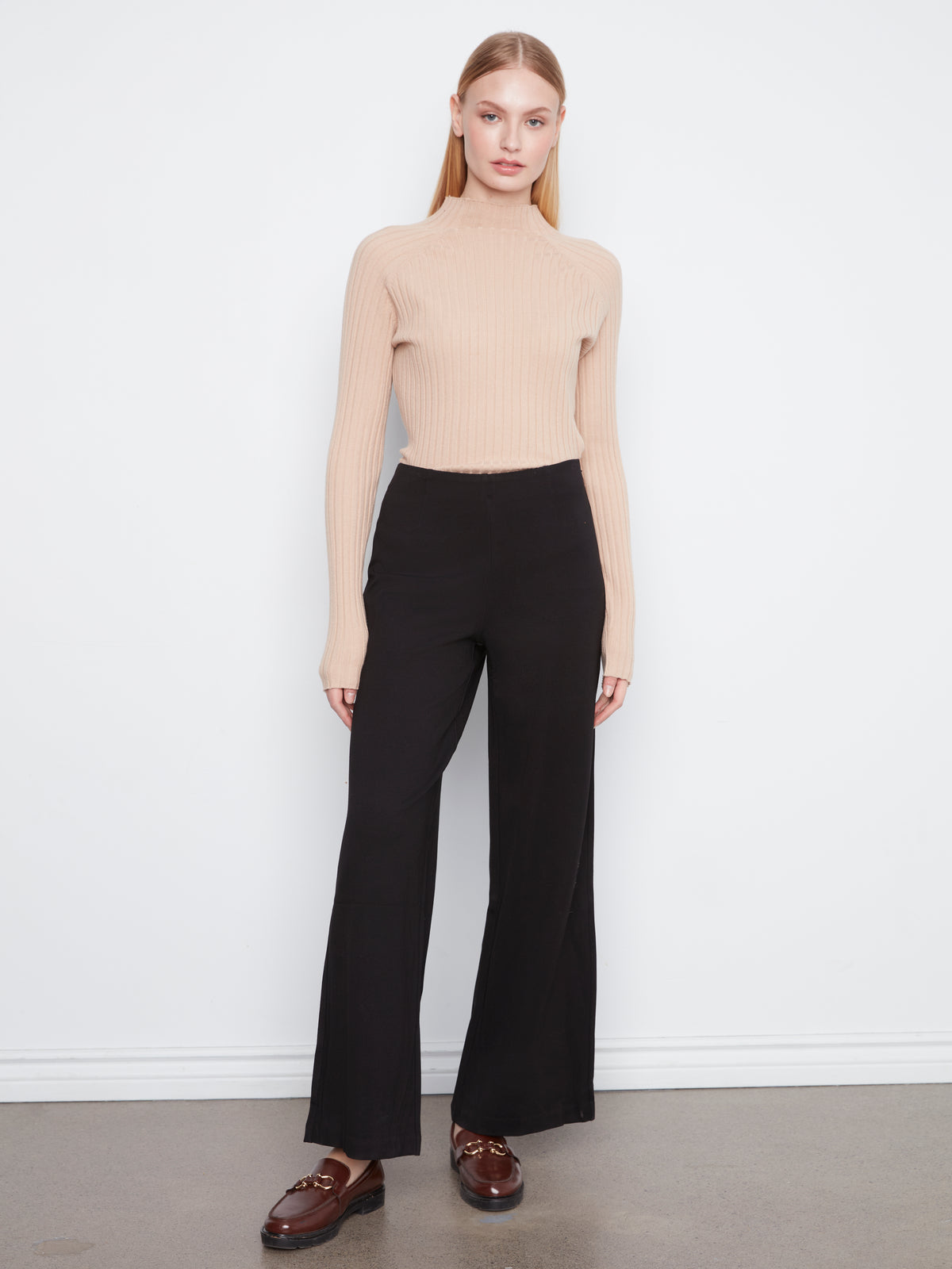 Charlie B Pull-On Wide Leg Pant - Style C5540RR-633B
