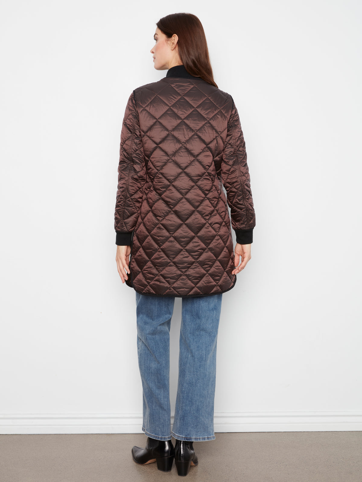 Charlie B Reversible Solid Puffer Jacket - Style Reversible