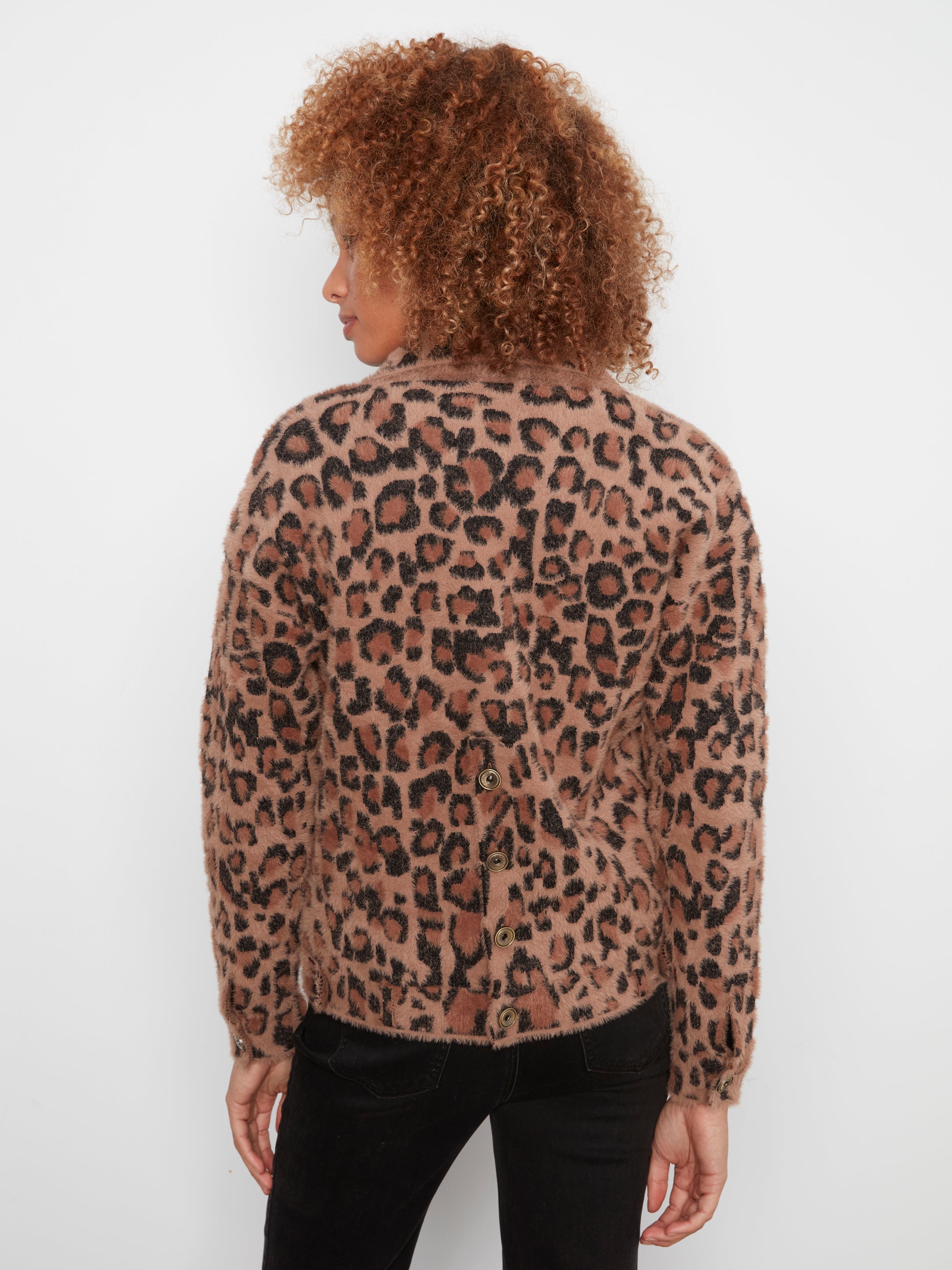Soft Jacquard Knit Jacket