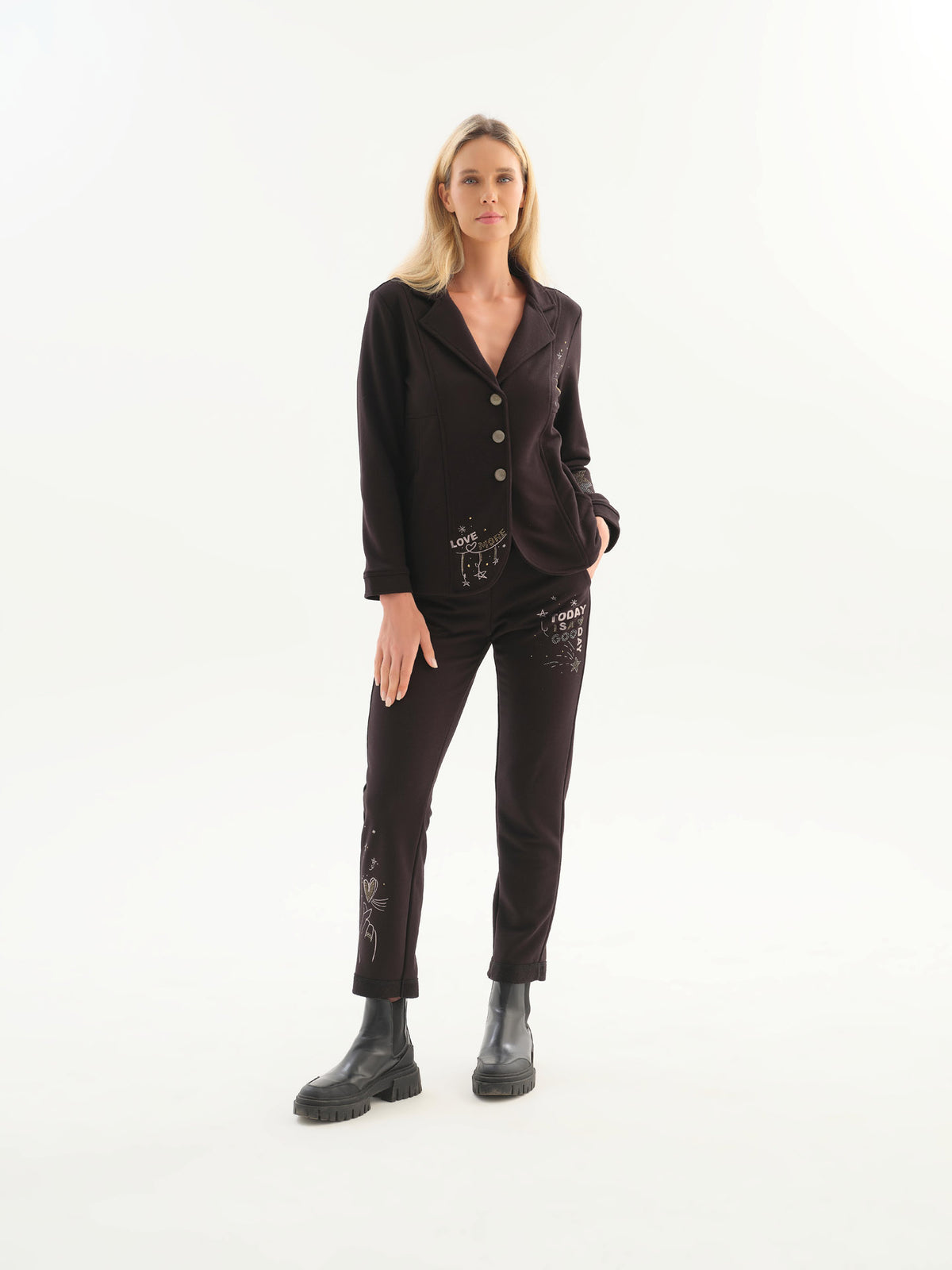 Dolcezza Button-Front Jacket Style 76161