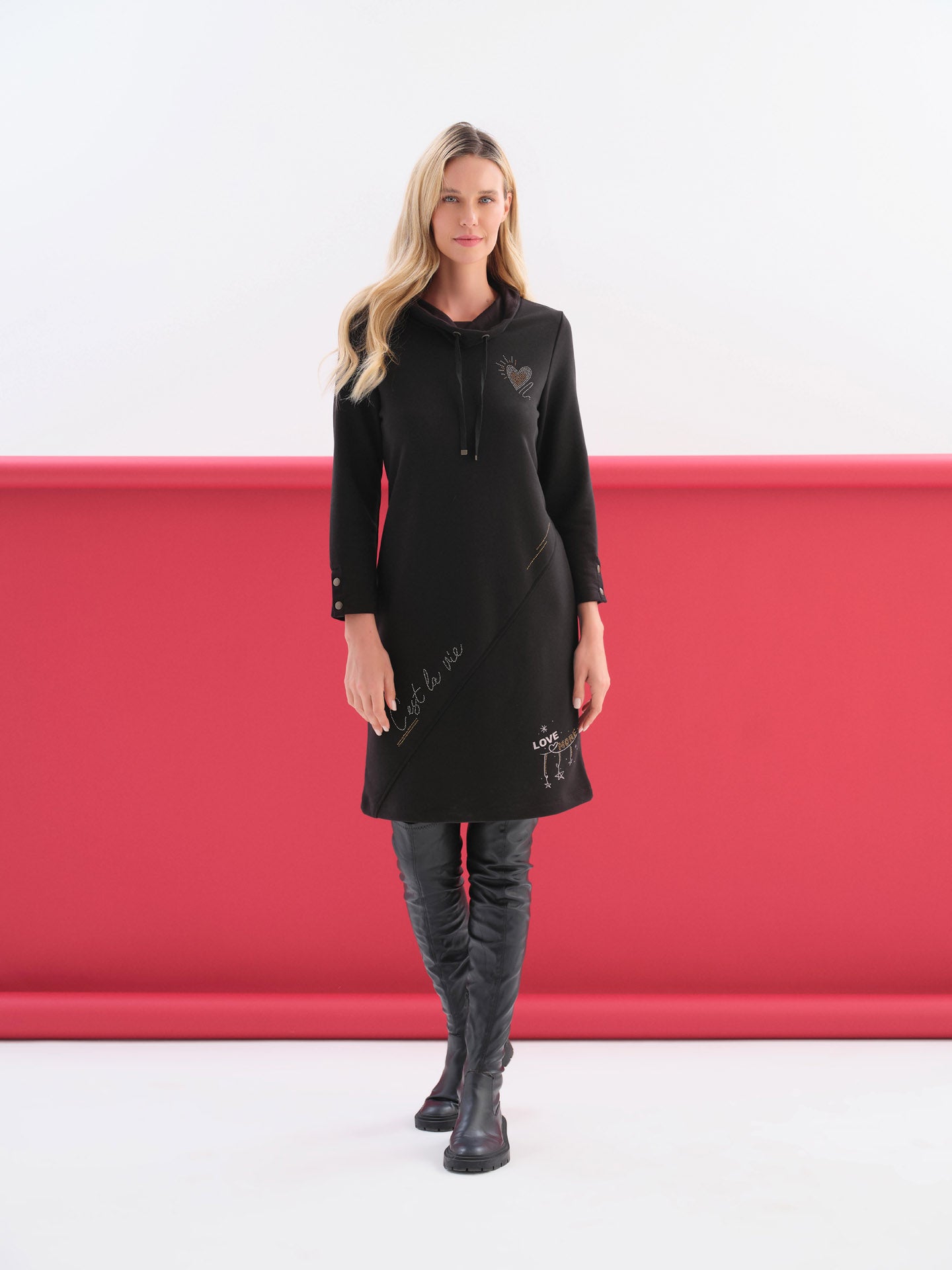 Dolezza Long Sleeve Dress - Style 76163