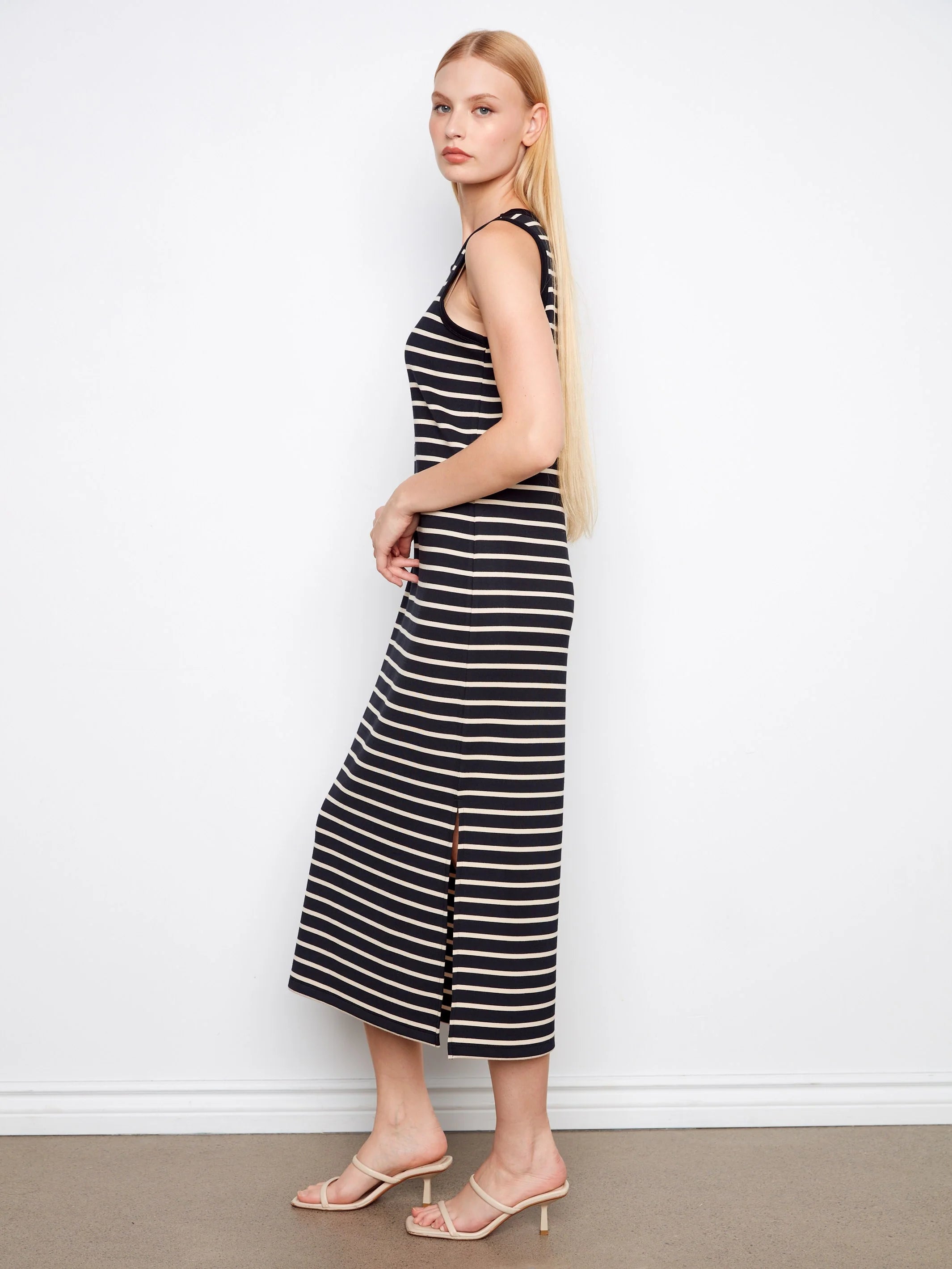 Striped Sleeveless Dress