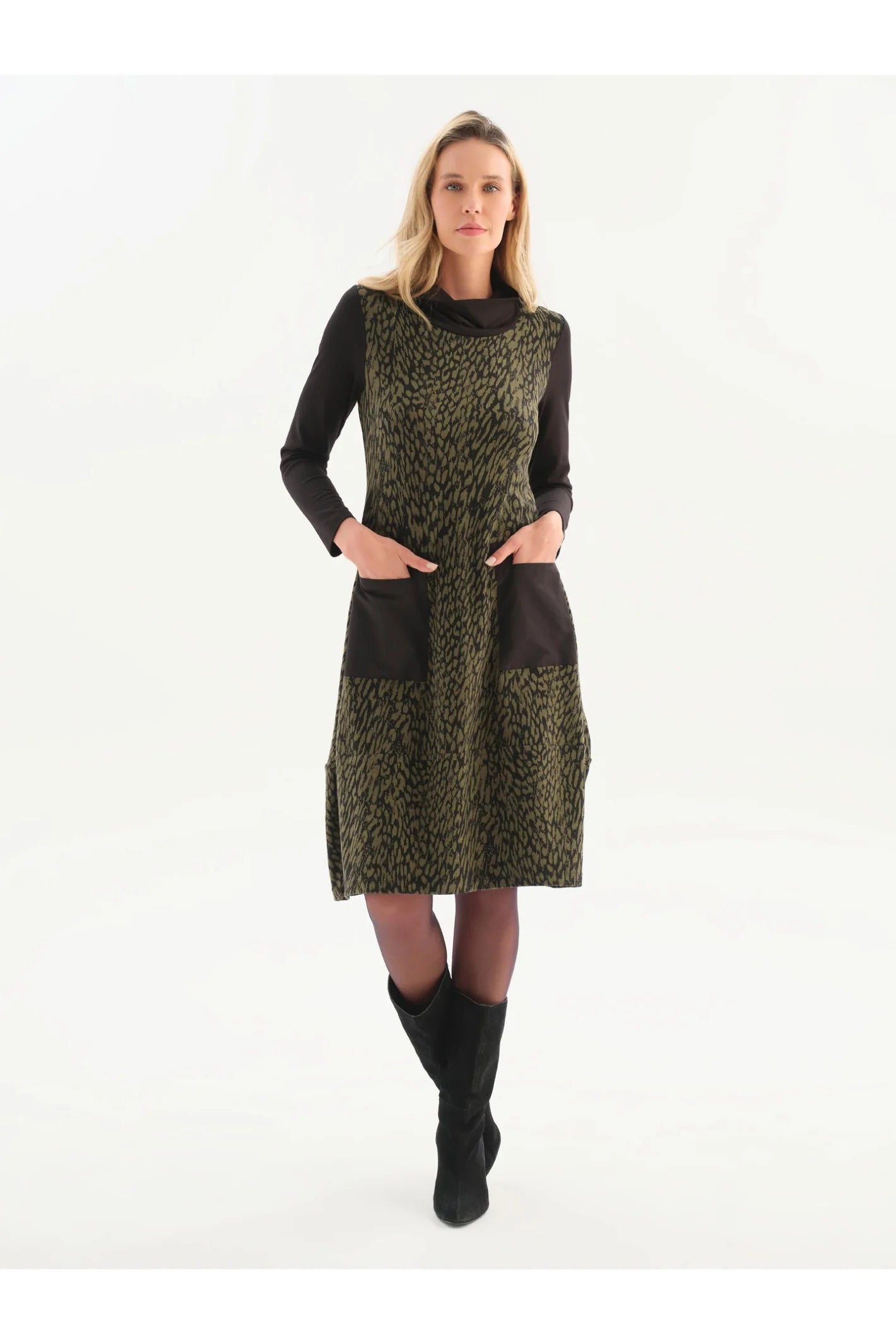Dolcezza Animal Print Dress - Style 76114