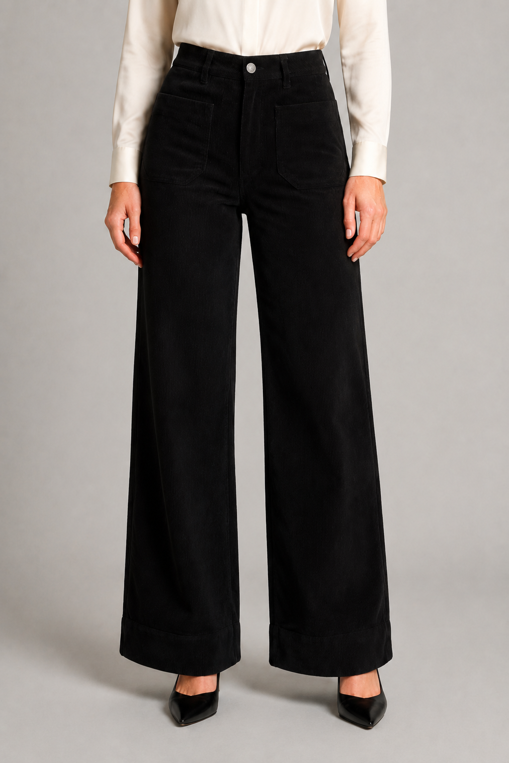 Soya Concepts Helin Button Front Straight Leg Pant - Style 5F41930