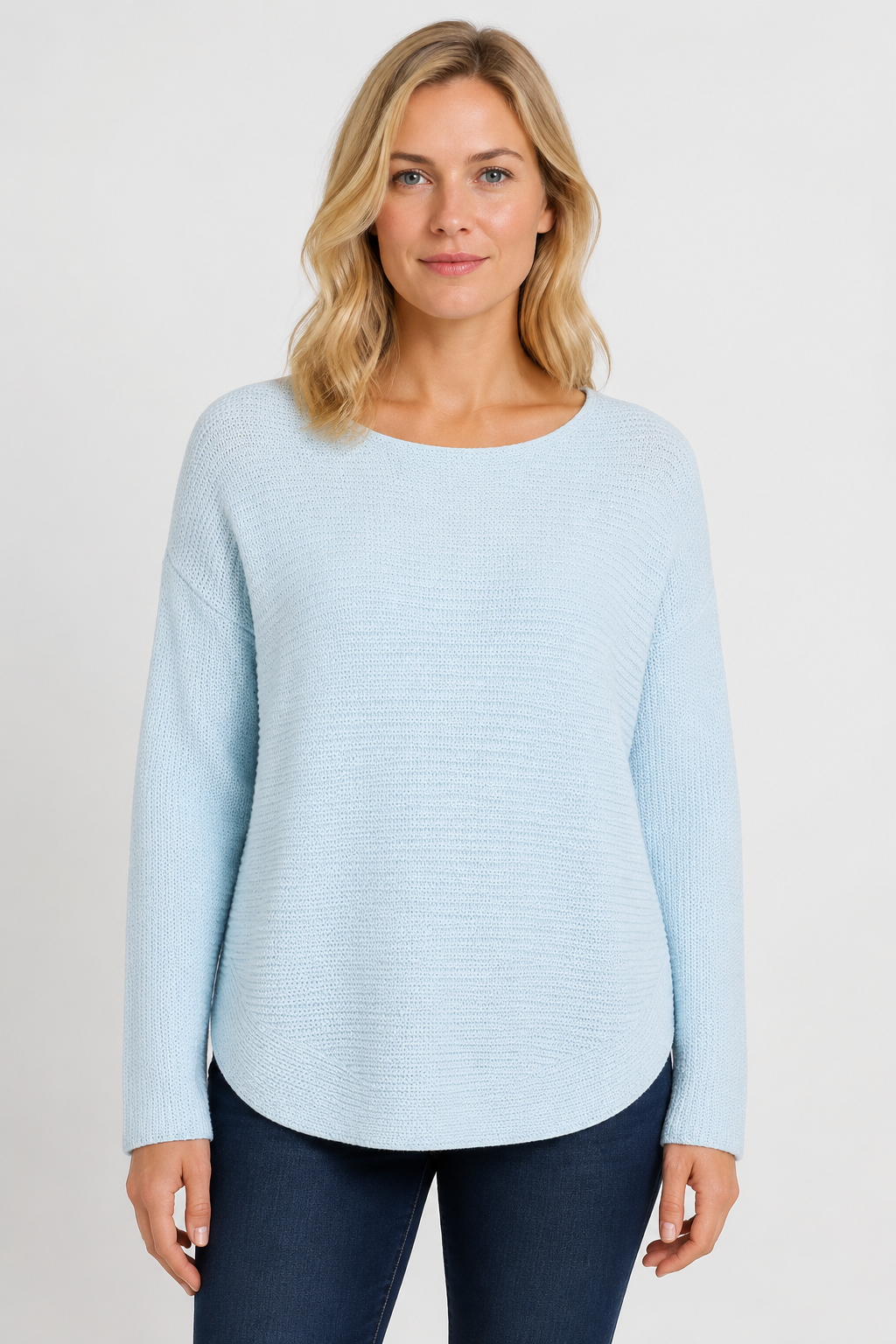 Fransa Loose Long Sleeve Sweater - Style 20611845