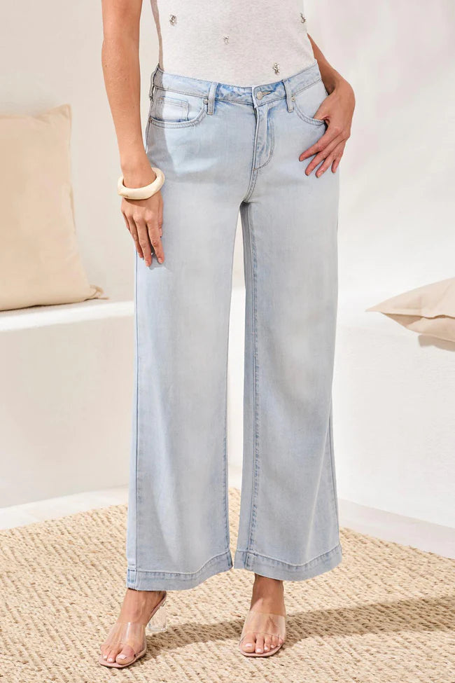 BLUE THREAD Audrey Palazzo Soft Denim Jeans