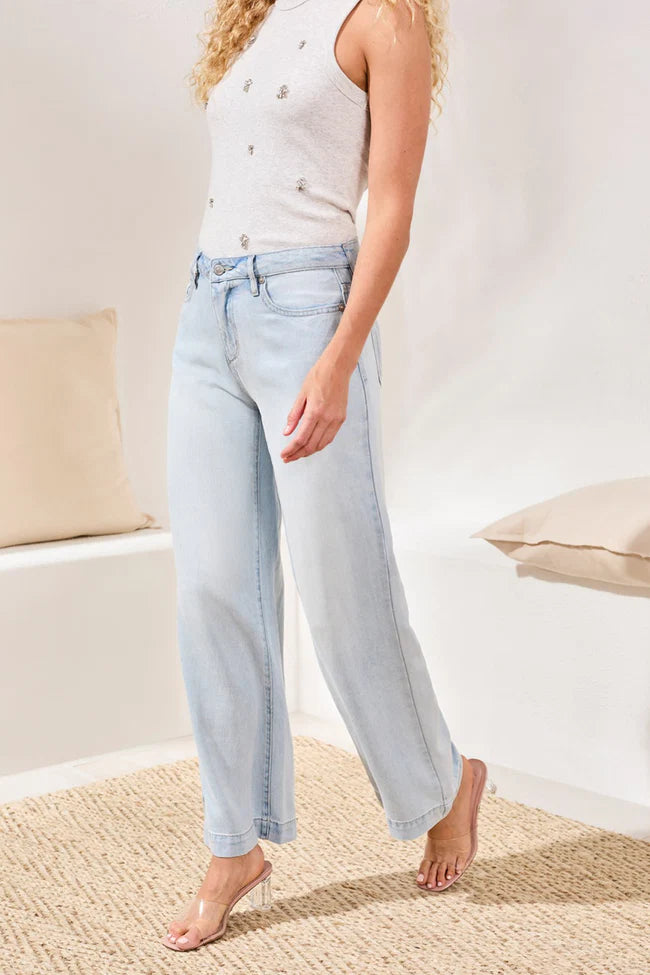BLUE THREAD Audrey Palazzo Soft Denim Jeans