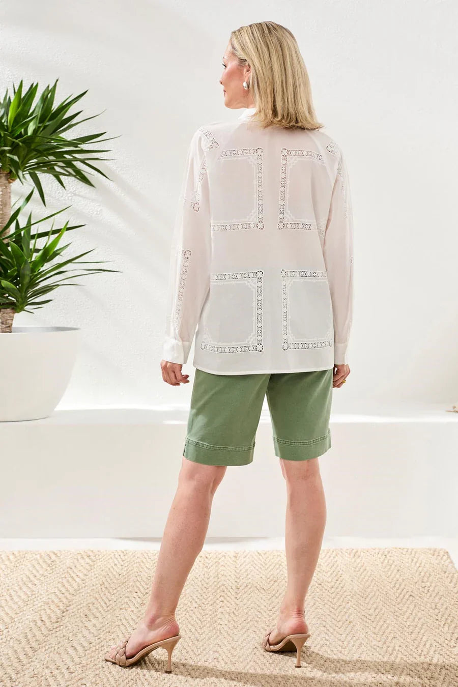 Smocked Frill Maxi Top