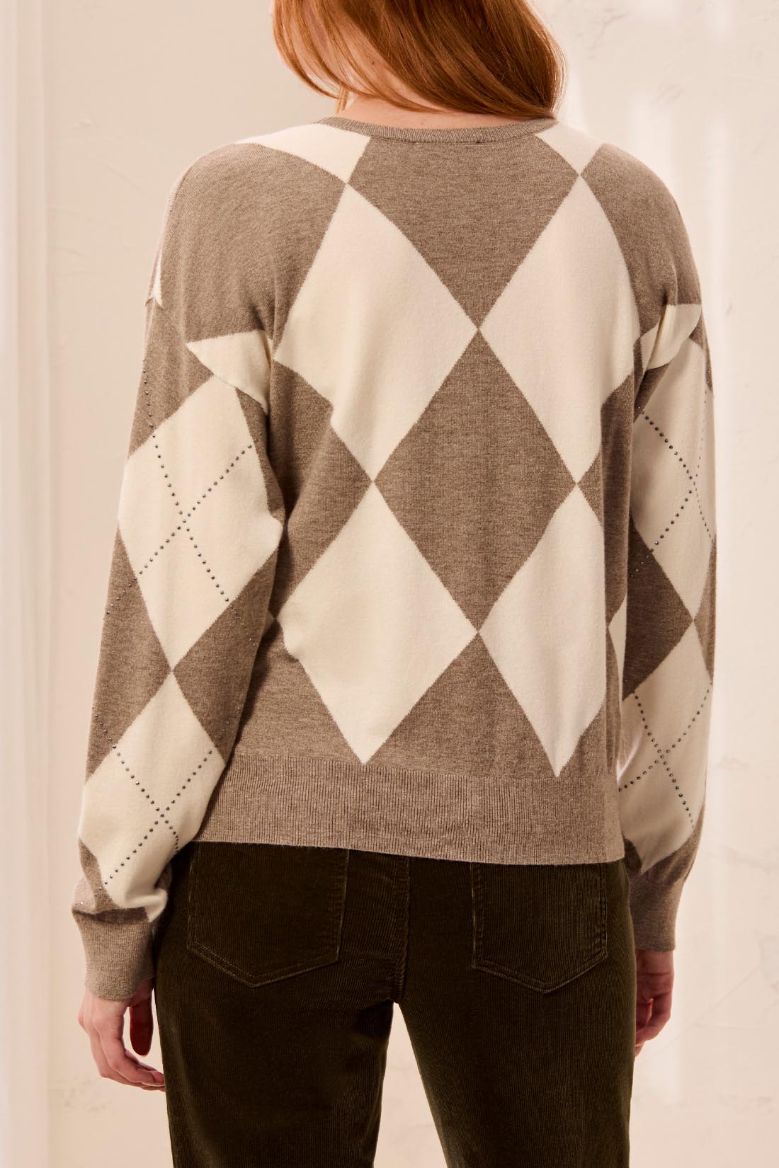 Tribal Long Sleeve Crew Neck Sweater - Style 32510-8550