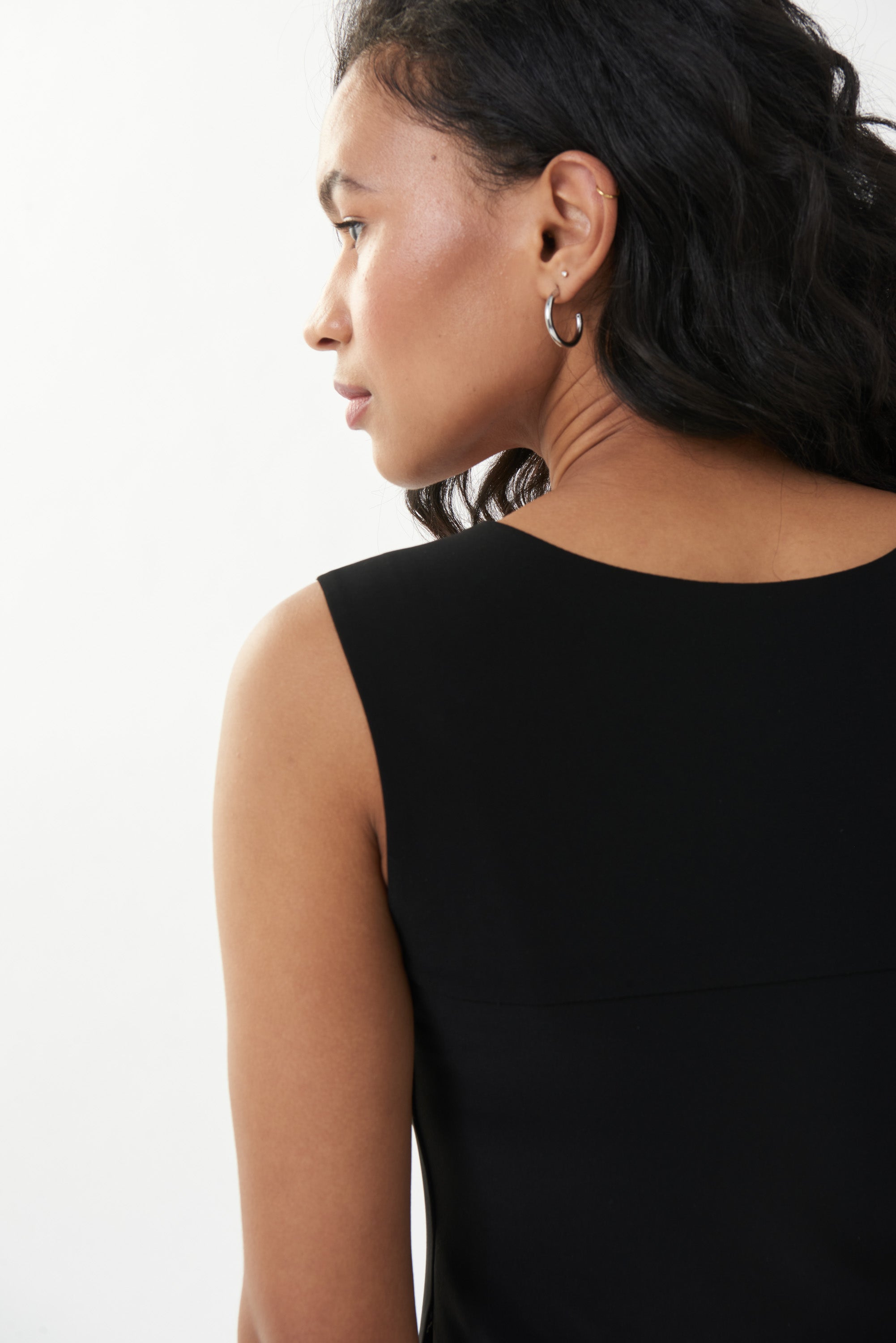 Suqare Neck Jersey Tank Top